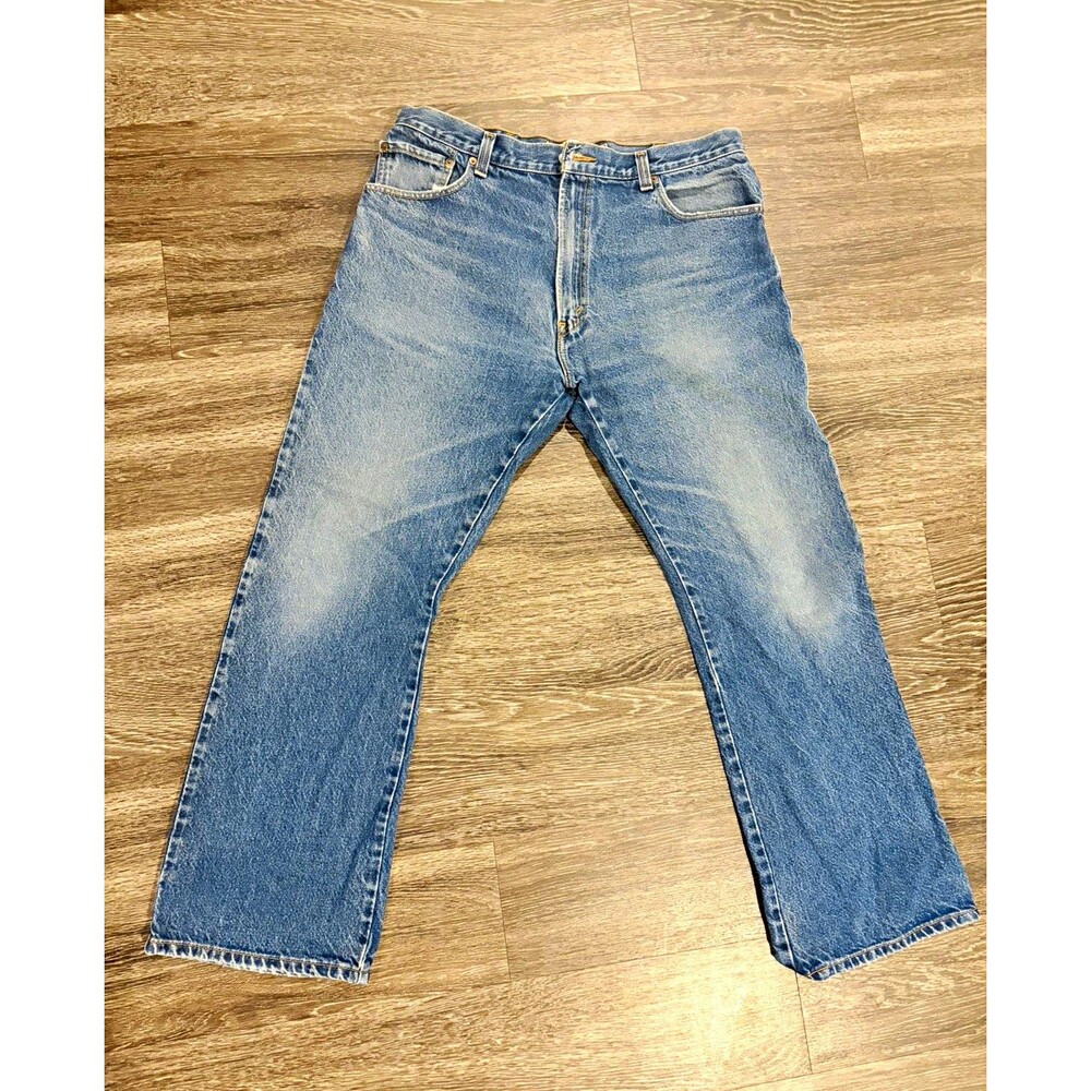 Y2K Levi’s 517 Men’s Blue Denim Bootcut Jeans Medium Wash Cotton 38x30